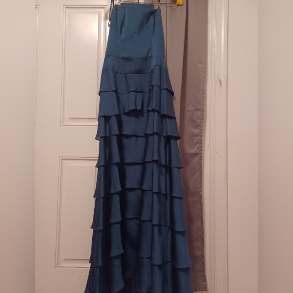 Winter Green Ball gown.